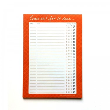 To Do List Notepad A5 - Come on! Get it done...